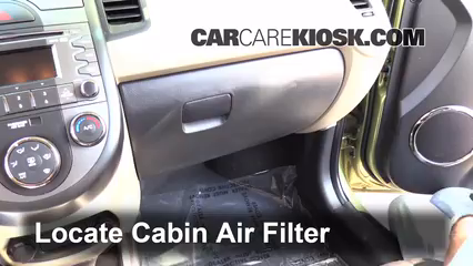 2011 Kia Soul Plus 2.0L 4 Cyl. Filtre à air (intérieur) Changement